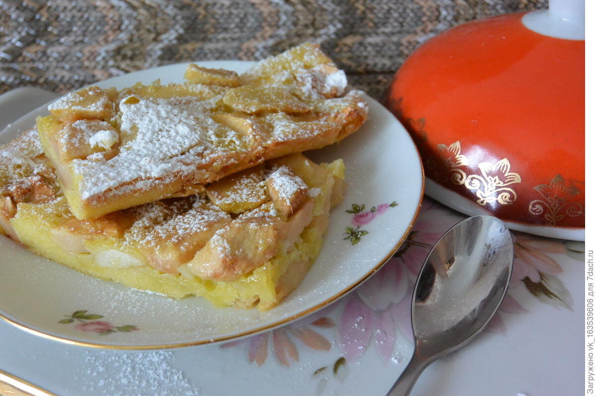    Шарлотка с лимонной цедрой. Автор фото: Альмира Мустафина (vk_163539608)