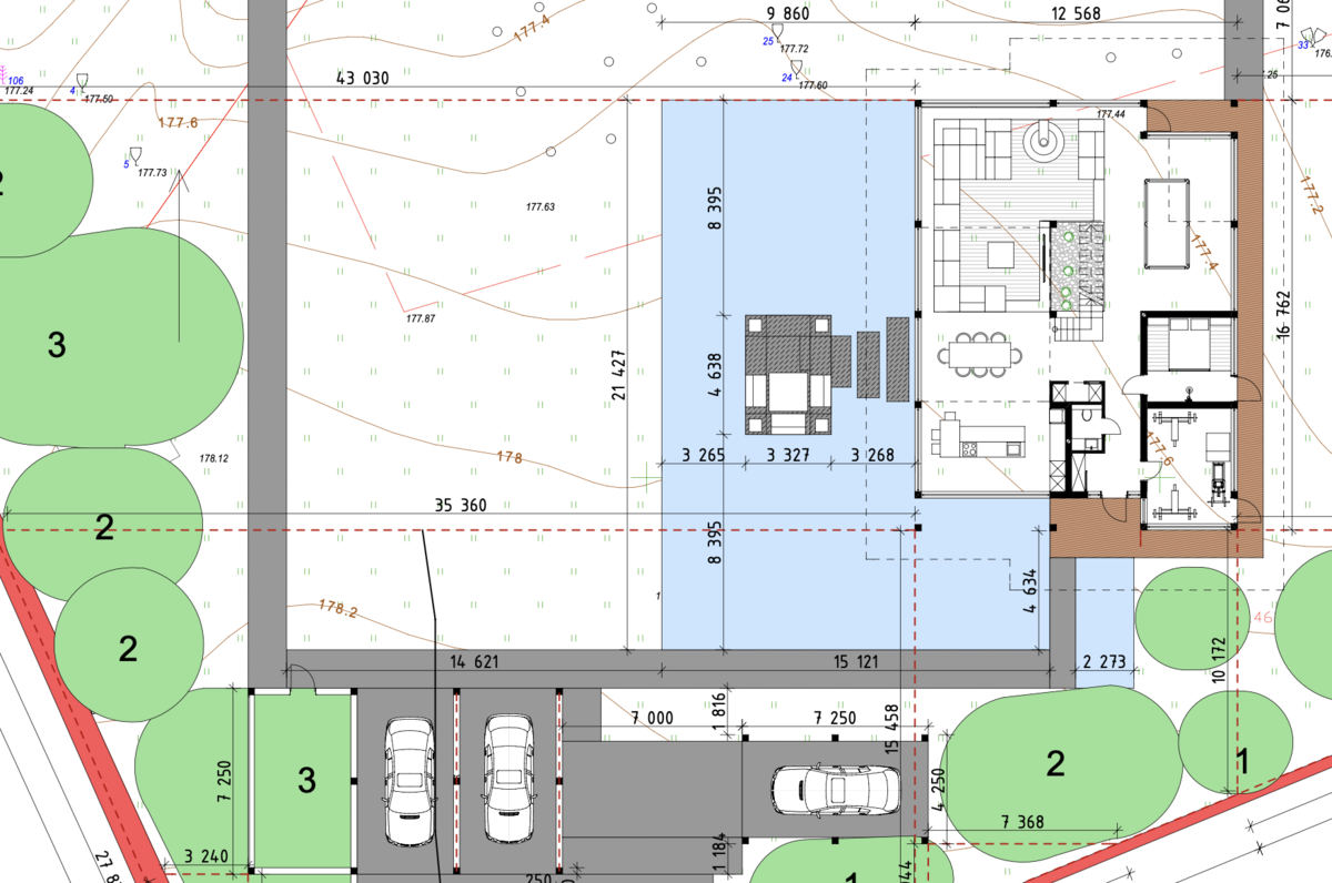 Проект костровища для дома фахверк на Новой Риги 