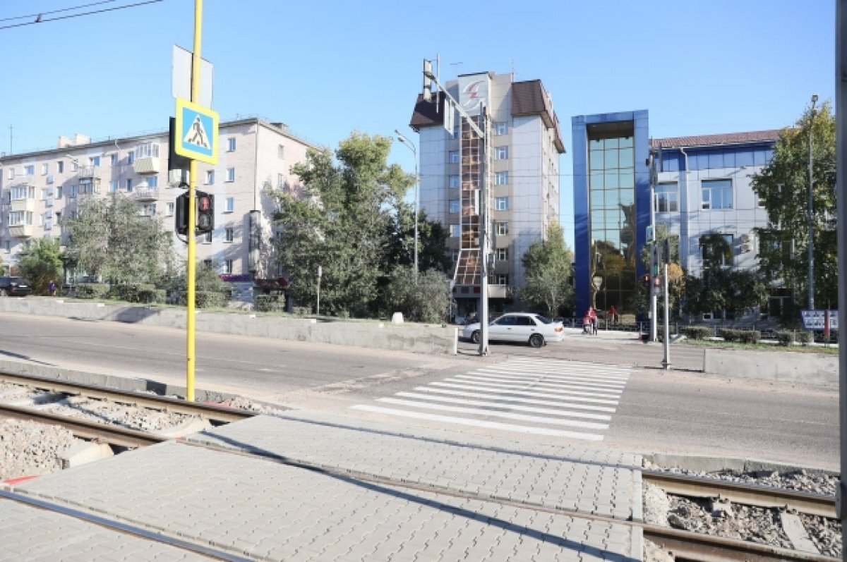    Перенесли пешеходный переход на проспекте 50-летия Октября в Улан-Удэ