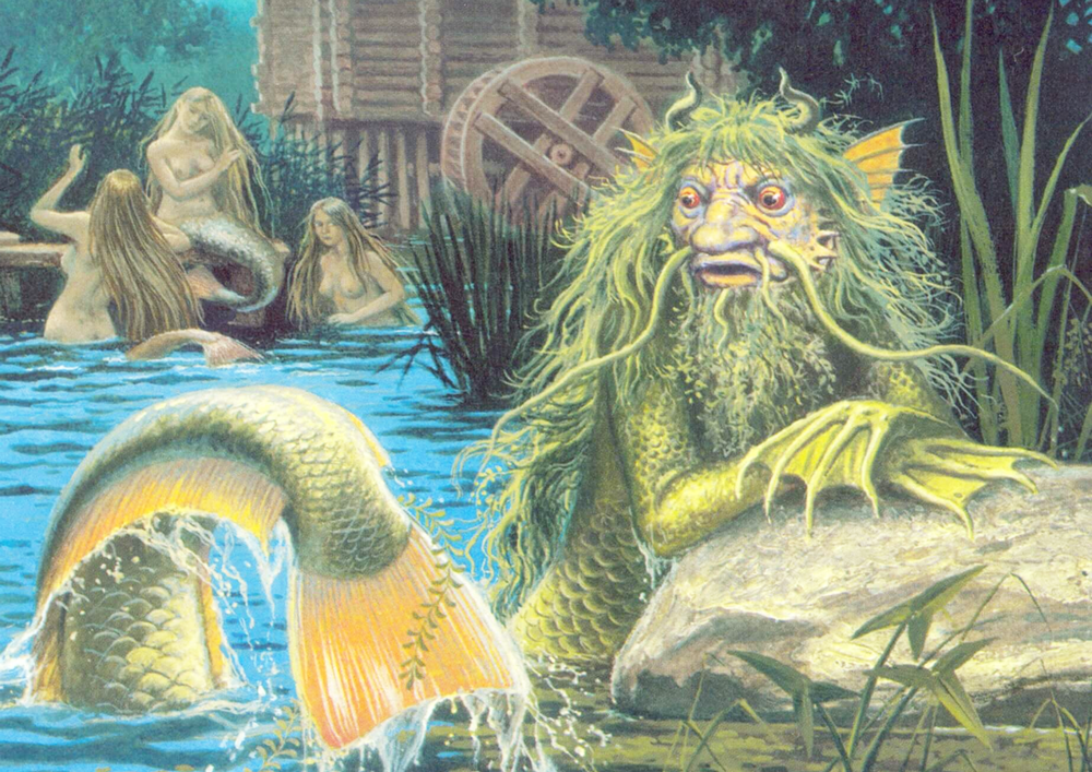 Водяной с русалками
