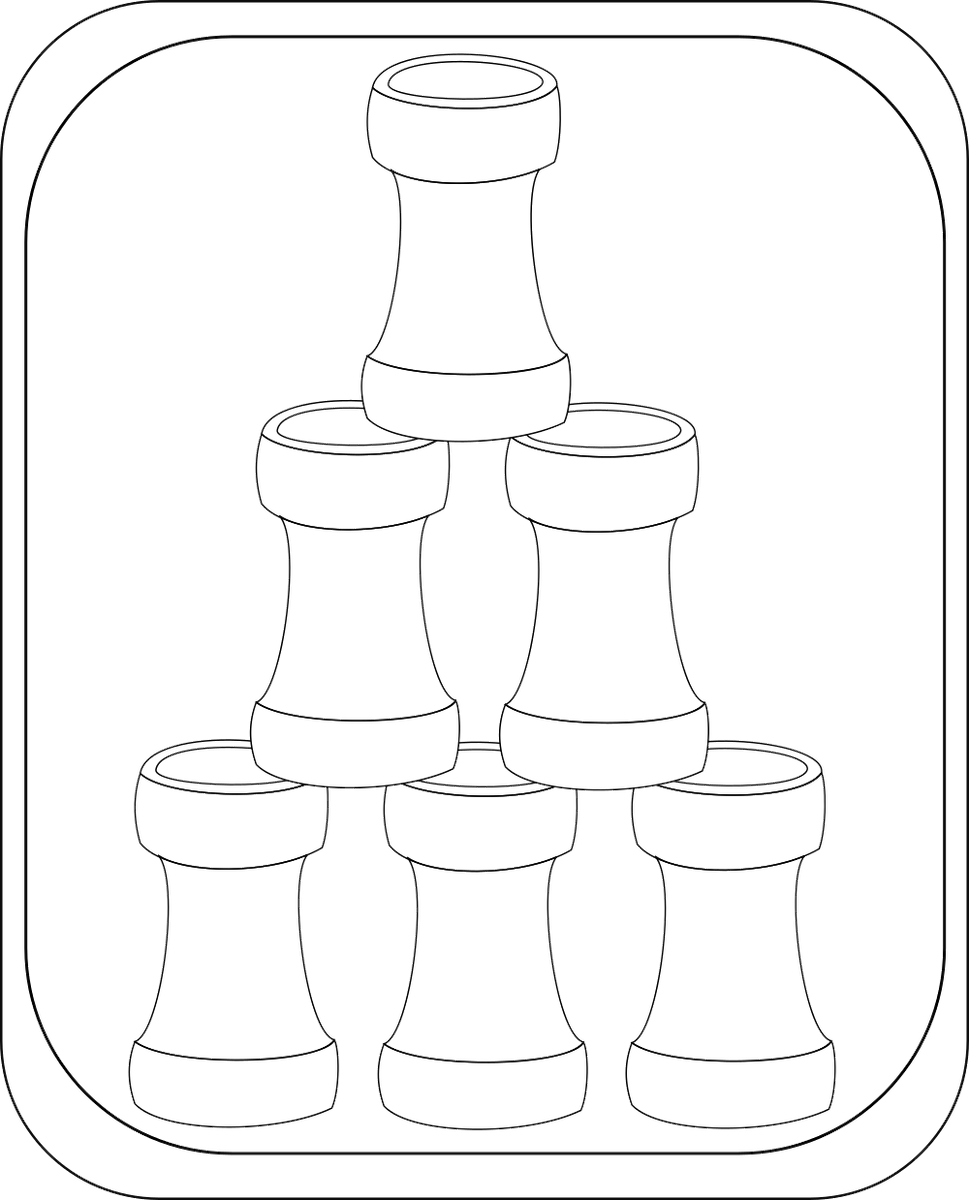 Шахматные фигуры раскраска для детей - 64 фото