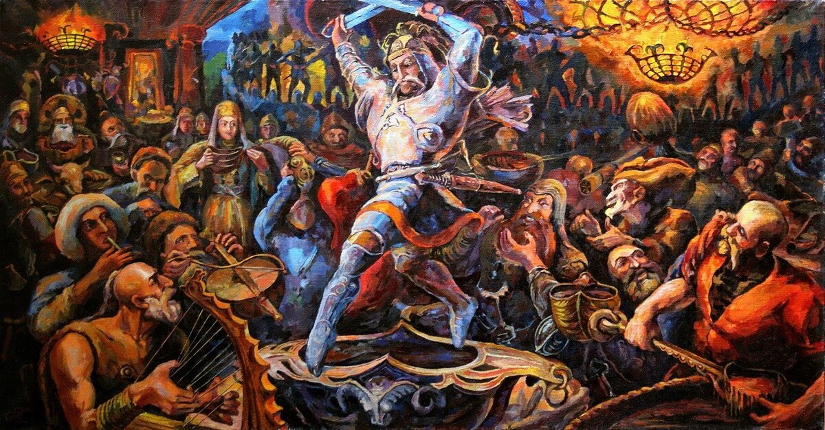 эпизод из Нартского эпоса