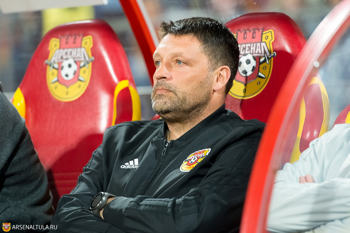 Главный тренер Игорь Черевченко / Фото: https://arsenaltula.ru