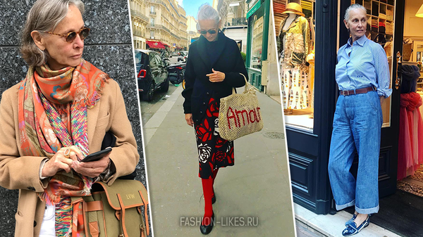 Бабушка из Парижа использует 5 модных приемов, чтобы выглядеть стильно даже в 70 лет