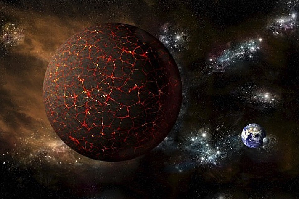 Изображение мифической планеты Нибиру