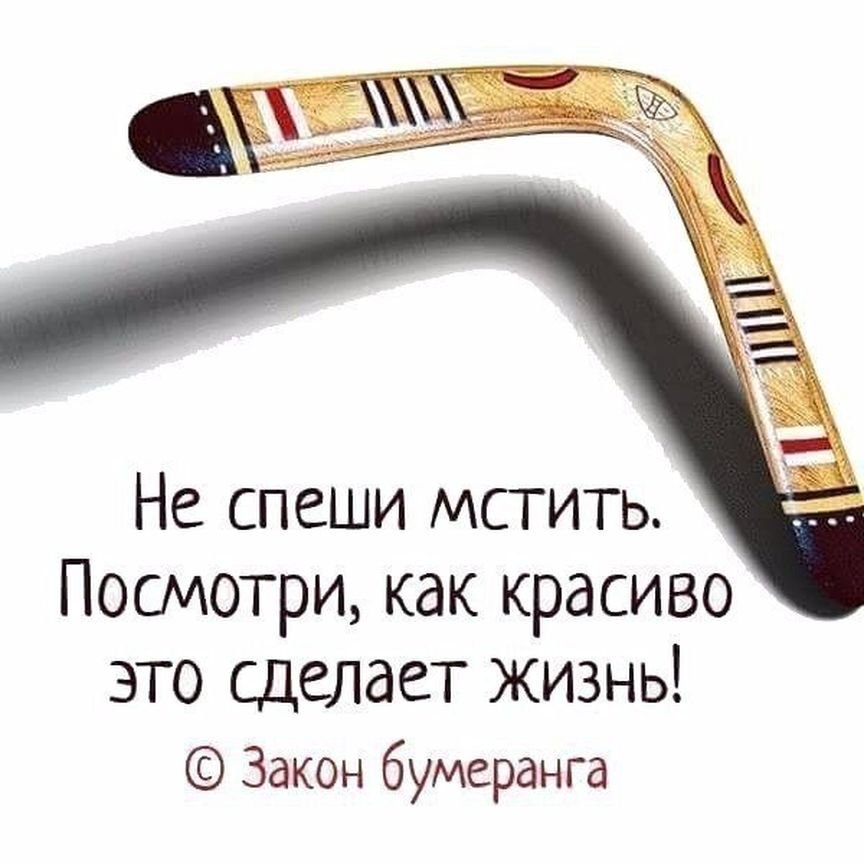 Не спеши мстить сам Посмотри как красиво это сделает жизнь