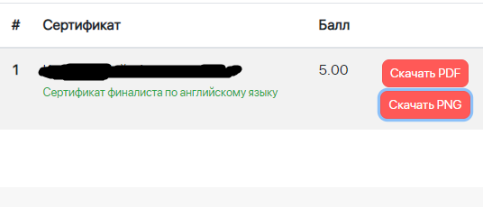 Вот все, что доступно. Возможность скачать диплом и вот эта странная цифра. 