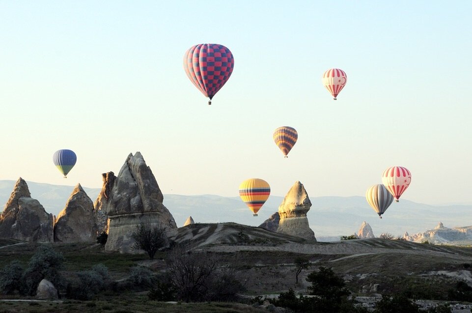 Воздушные шары в Каппадокии.