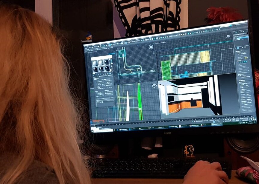 Визуализация кухни в 3DsMax