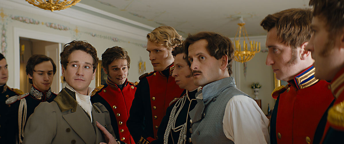 Поэт К.Ф. Рылеев в окружении товарищей-декабристов, 1825 г.