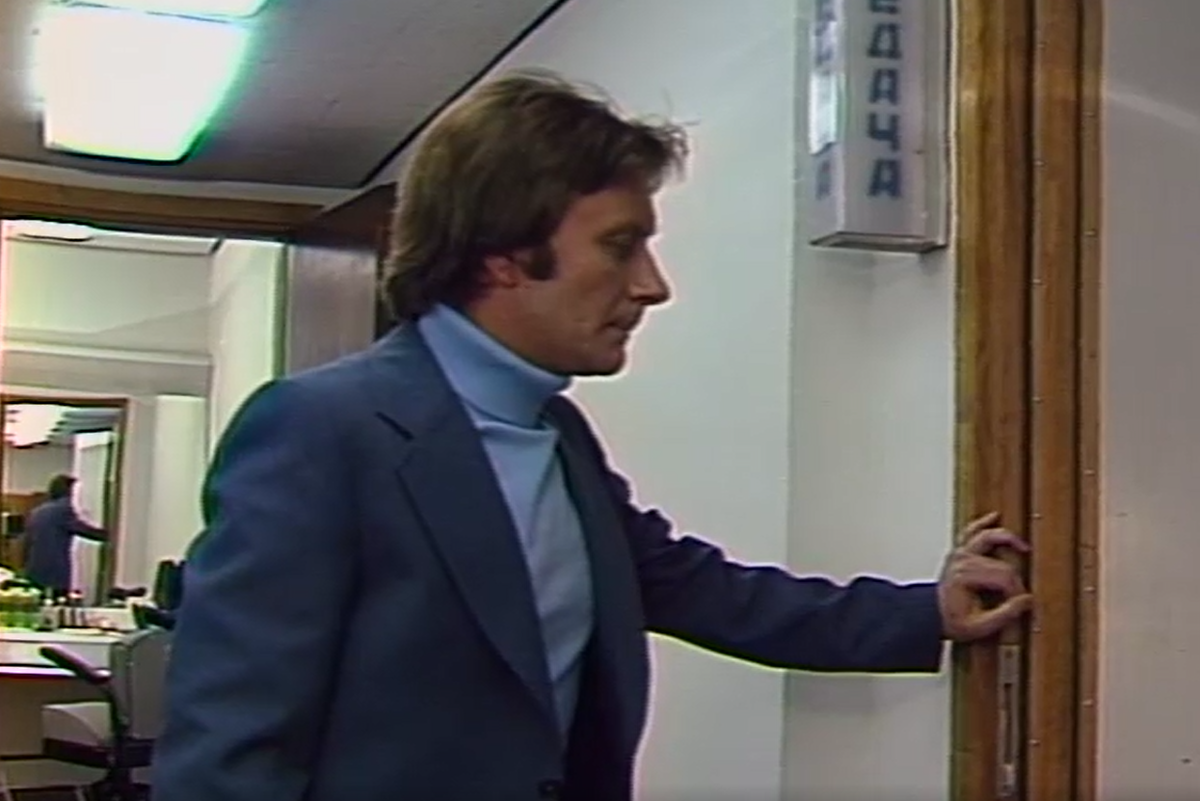 Кадр из программы "Встреча с А.Мироновым в Концертной студии Останкино" (1978)