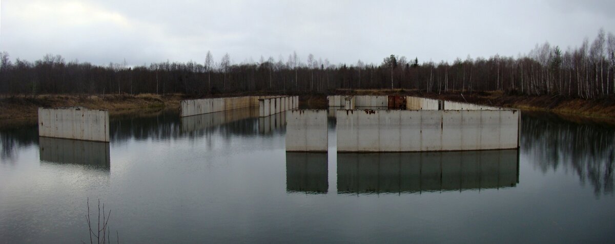 Затопленный бункер дер.Кучино Кимрский р-н. Тверская область.