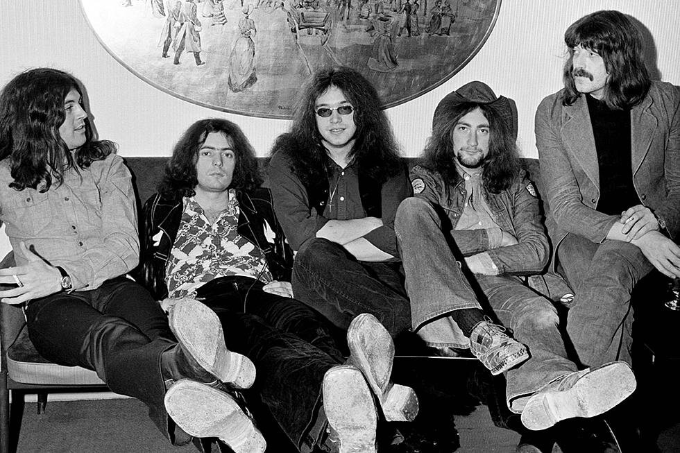 Группа "Deep Purple": Иен Гиллан, Ричи Блэкмор, Иен Пейс, Роджер Гловер, Джон Лорд.