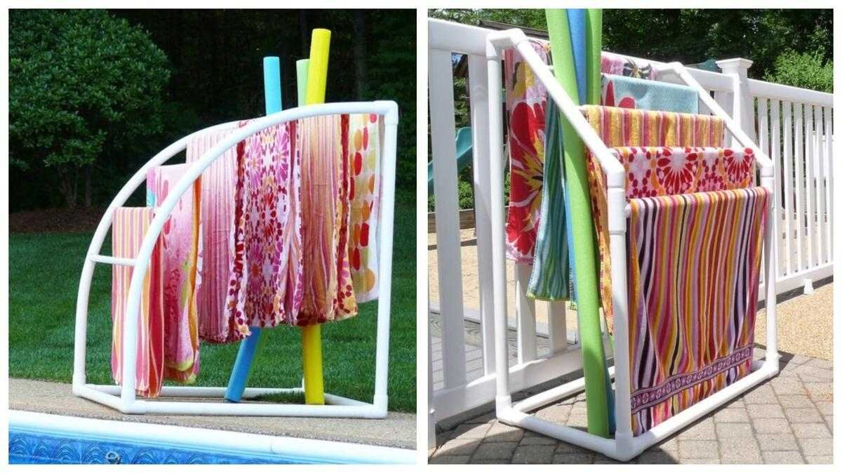 Сушилка для полотенец из пвх труб!