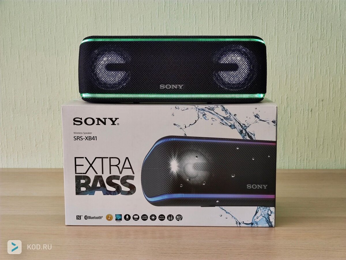 Шесть фишек Sony SRS-XB41: полтора килограмма вечеринки в твоей квартире |  Код Дурова | Дзен