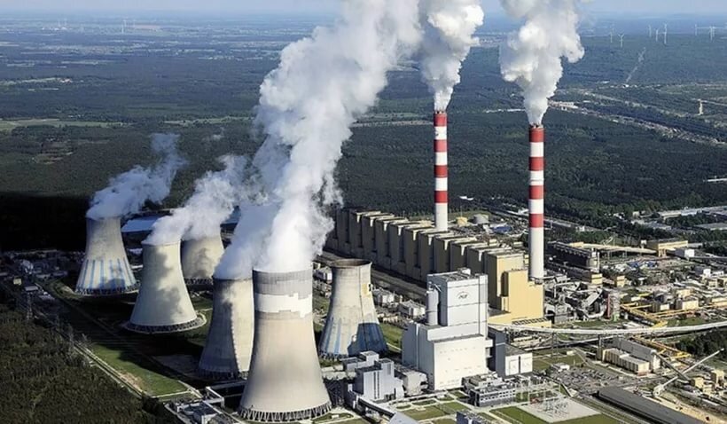 Электростанция за счет сжигания газа мазута угля