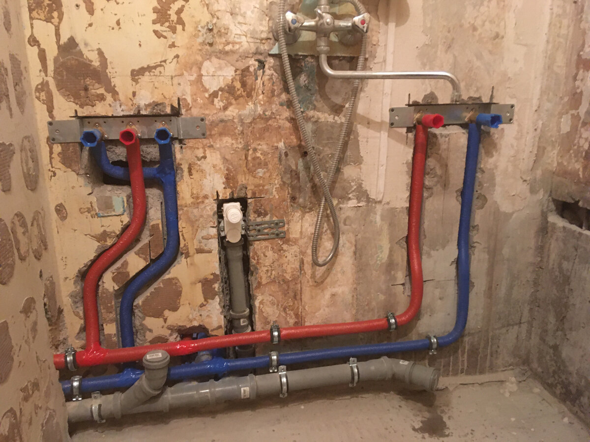 Черновая сантехника.