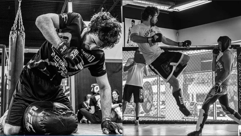 Тренировка Магомедшарипова в зале