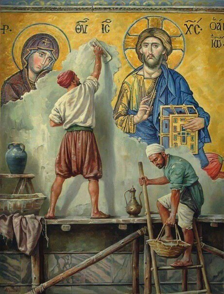 Художник Артур Орленов "1454 год, София, Константинополь"