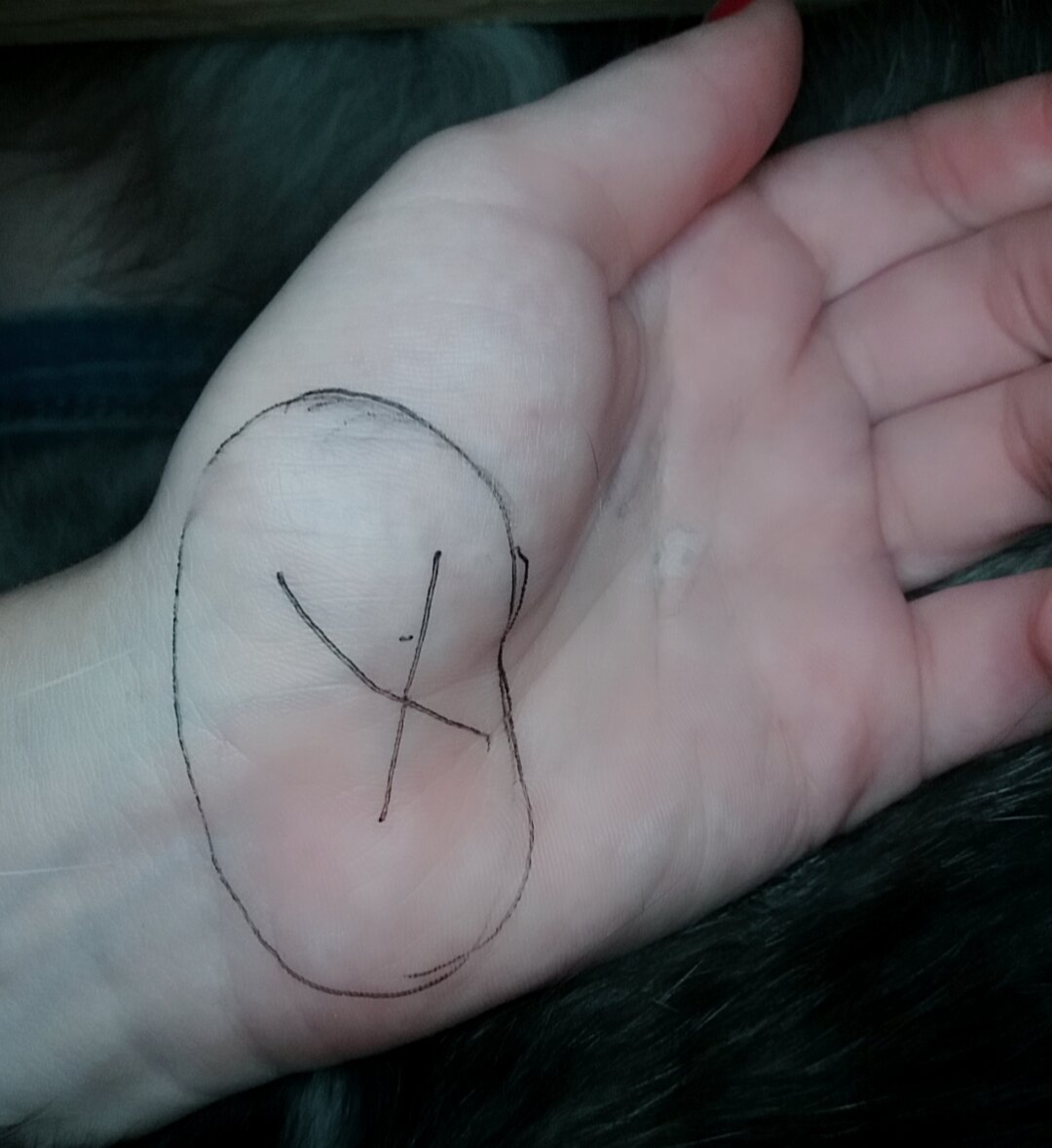 в хлопке принимает участие именно эта чать  руки  - фото автора