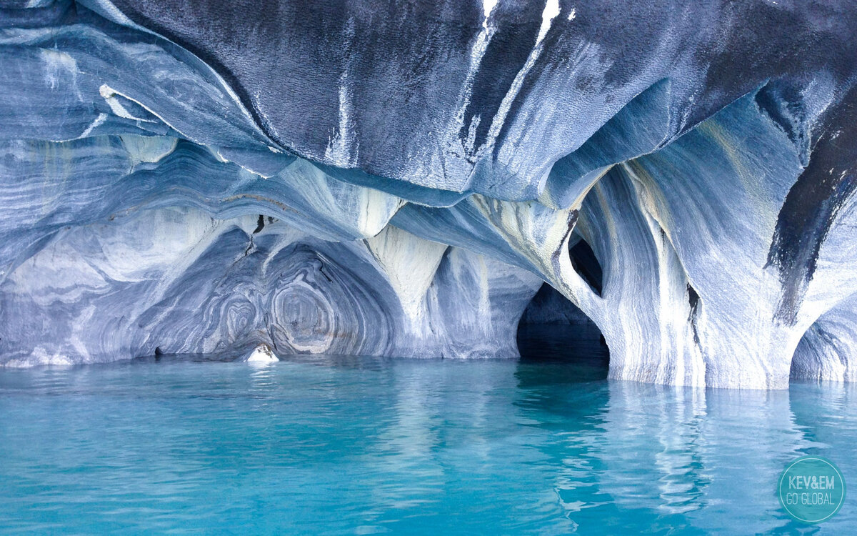 Мраморные пещеры Патагонии в Чили и Аргентине