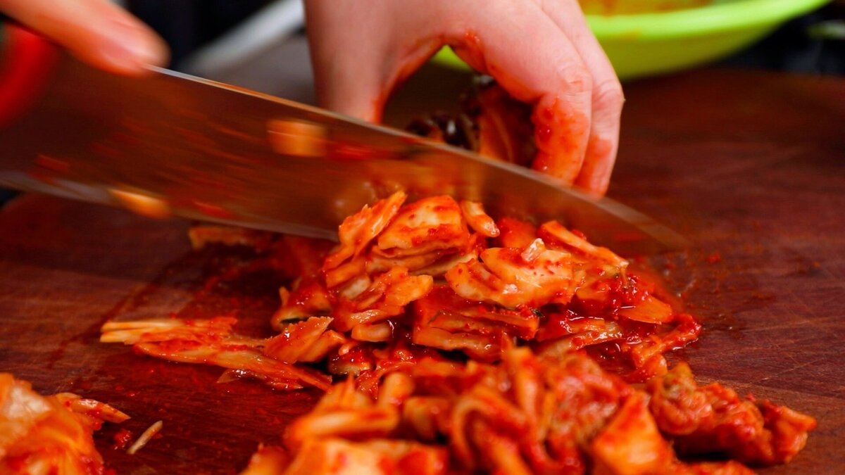 Жареный кимчи - Kimchi-bokkeum - 김치볶음.