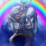 ХЕЙМДАЛЛЬ – страж радужного моста Биврёст,  мирового древа Иггдрасиль,   бог из рода асов, посредник между богами и людьми.