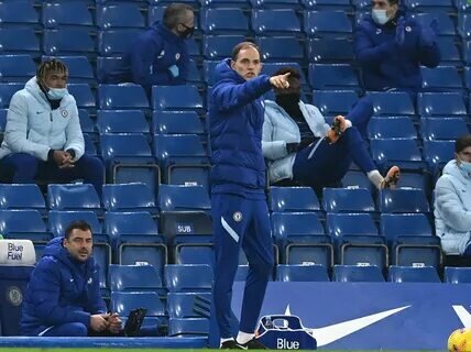 Томас Тухель в качестве главного тренера "Челси" на первой игре