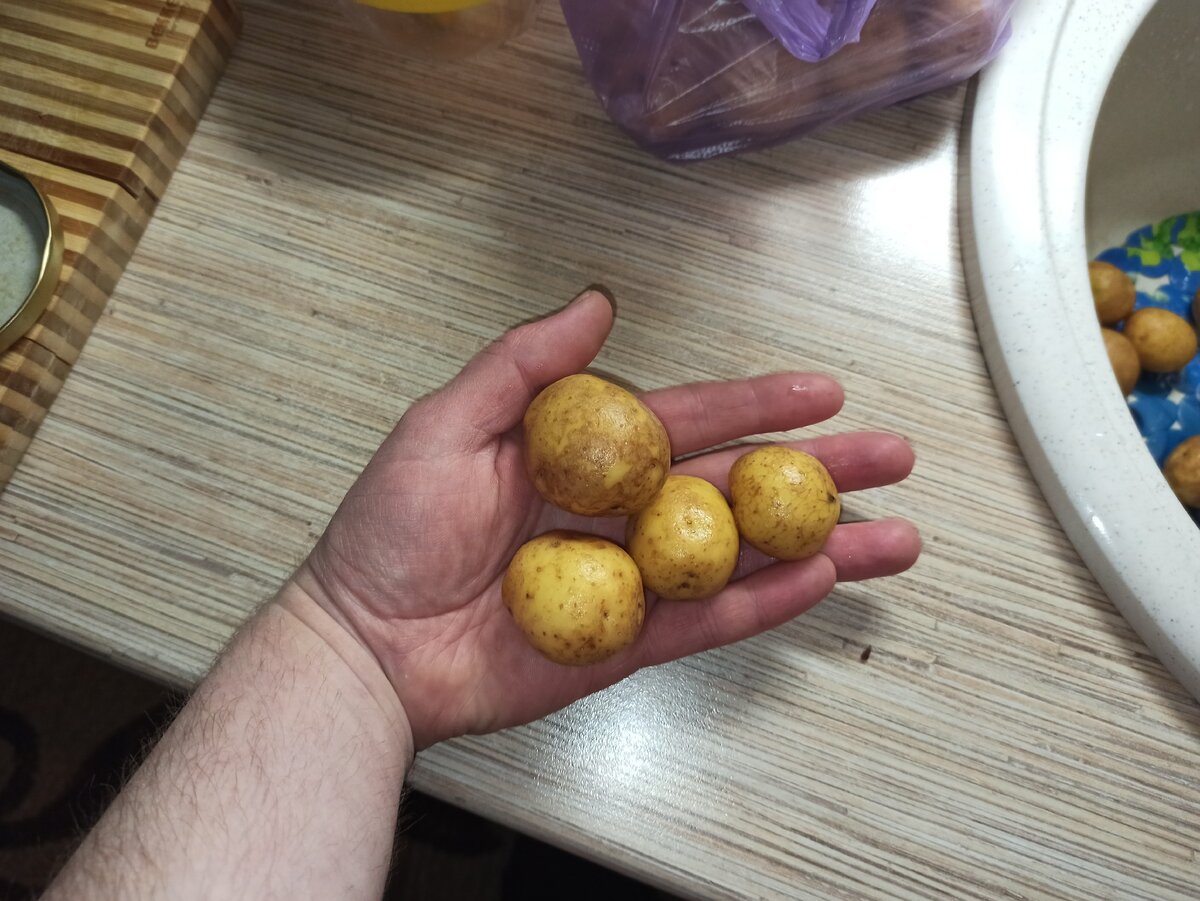 Картофель мини  мытый