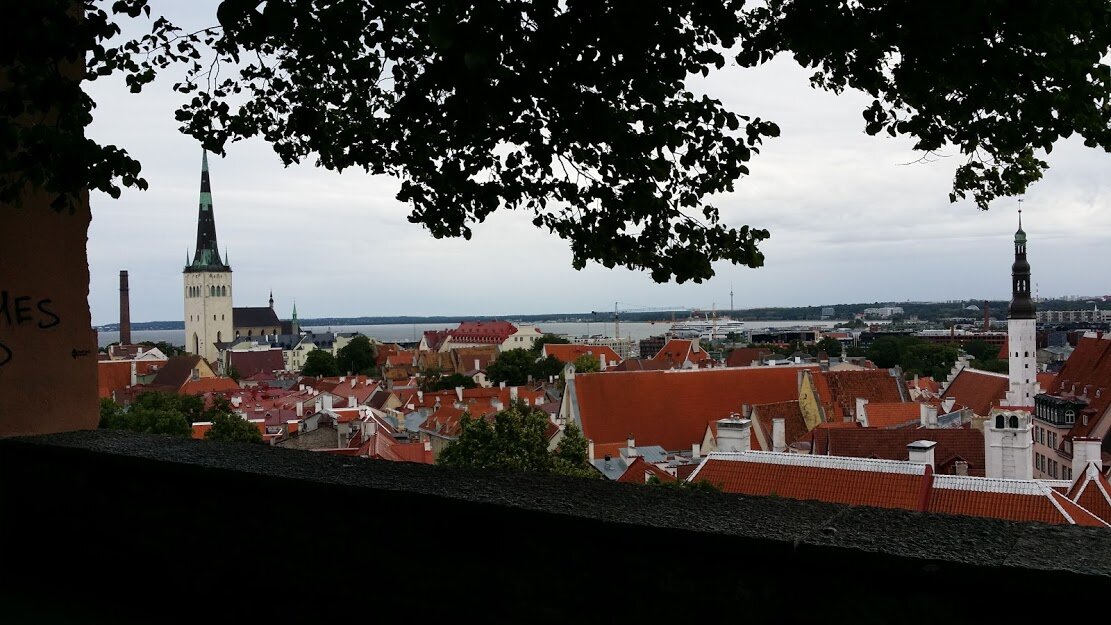 вид на старый город..