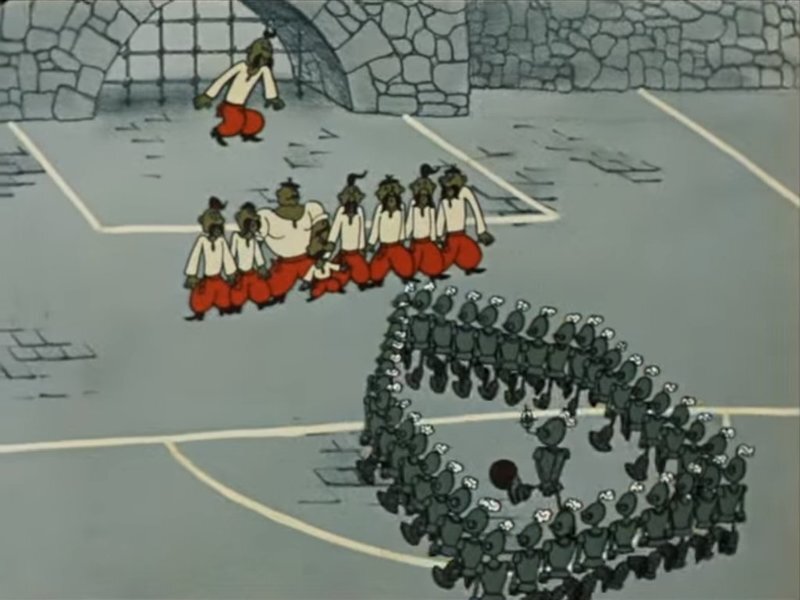 Гибкости в тактики - ноль.