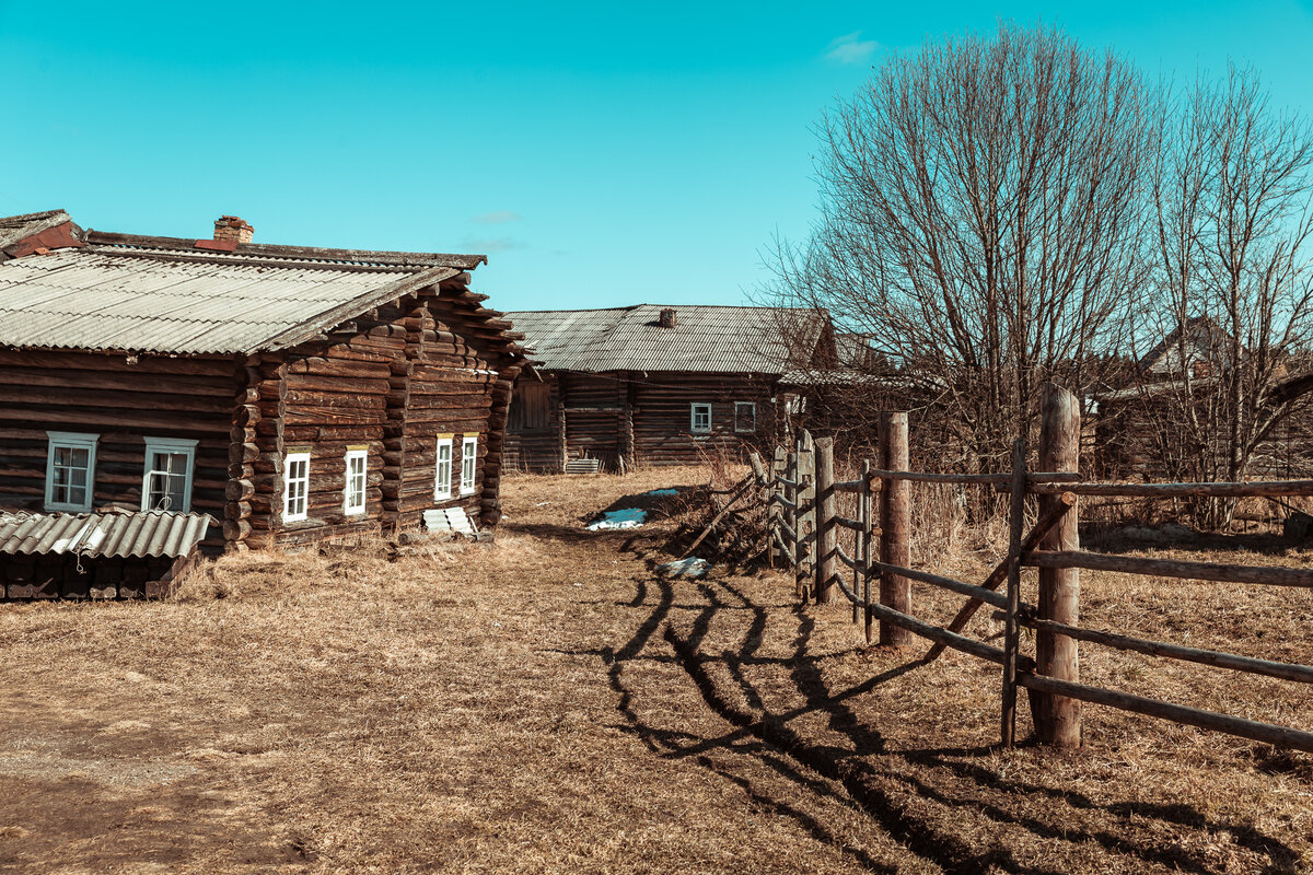 Деревня Средняя Отла счастливо избежала наездов горожан, которые сносят рубленые избы и ставят дачные домики, обшитые аляповатым профилем  