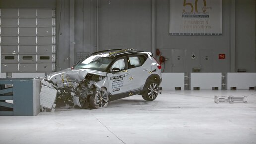 Краш тест Volvo v60 Euro NCAP 2018