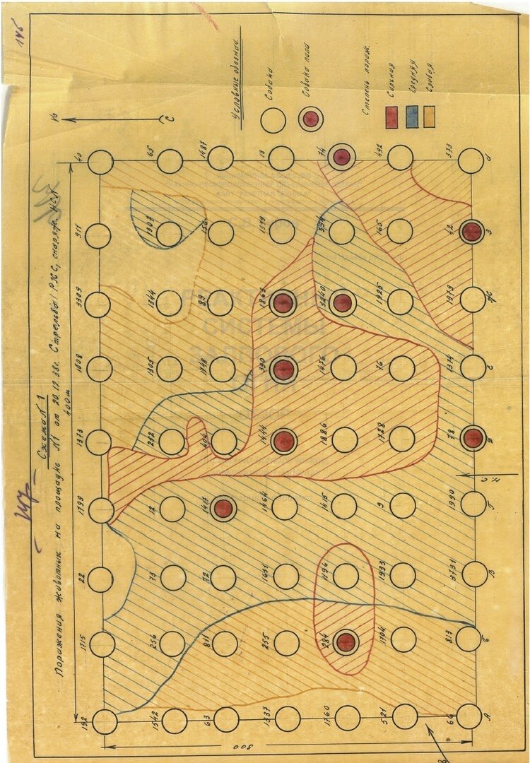  Результаты испытания РСов 20 декабря 1938 года на животных. За 2,5 года до войны основной концепцией реактивной артиллерии всё ещё было оперативное использование химического оружия
