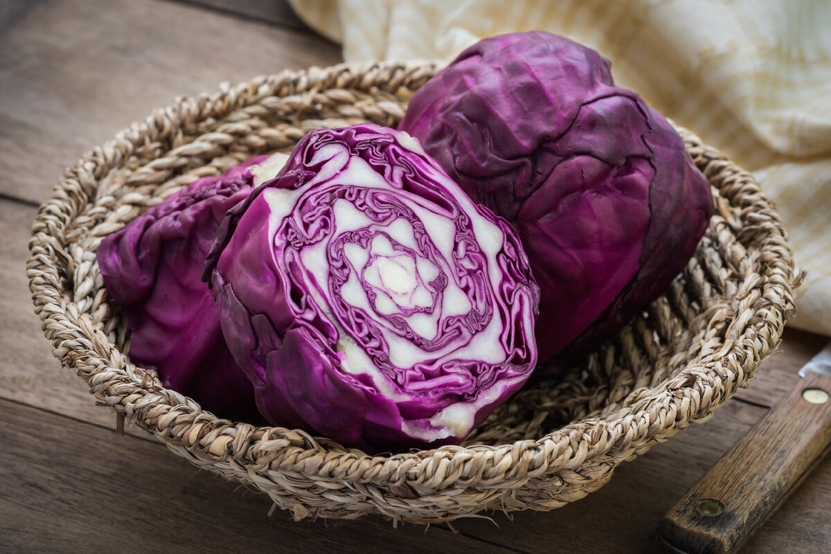 🥗Яркие салаты из краснокочанной капусты (полезный и низкокалорийный продукт)