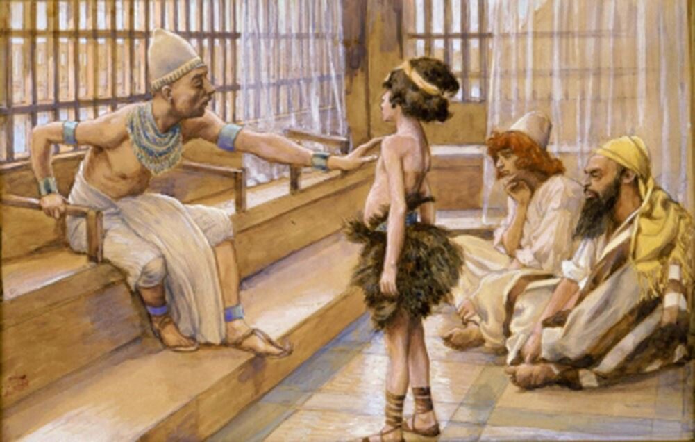 Продажа Иосифа в рабство. Джеймс Тиссо