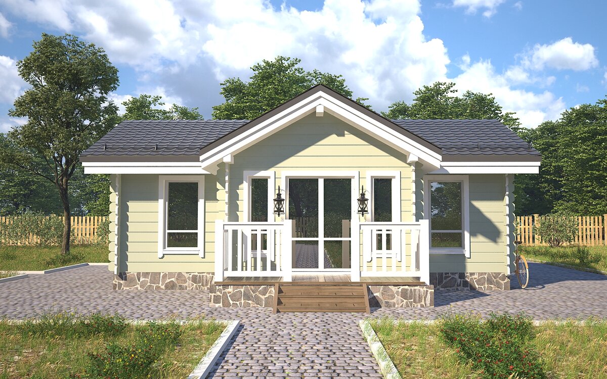 Компактный, но с 2 спальнями