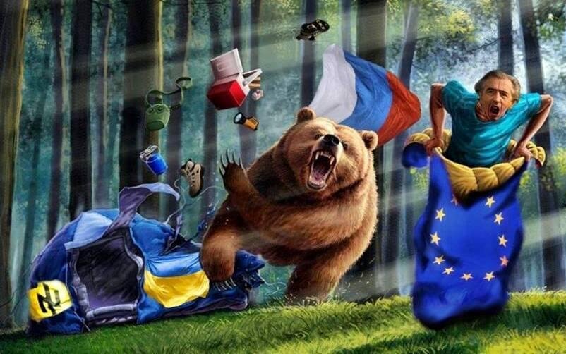 «А разве медведь спал? Россия использовала буквально каждую возможность для того, чтобы сохранить мировой баланс, который был достигнут по итогам Второй мировой войны». Мария Захарова, официальный представитель МИД России