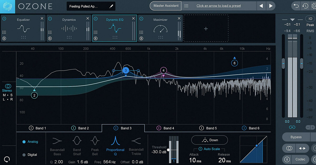 iZotope Dynamic Equalizer