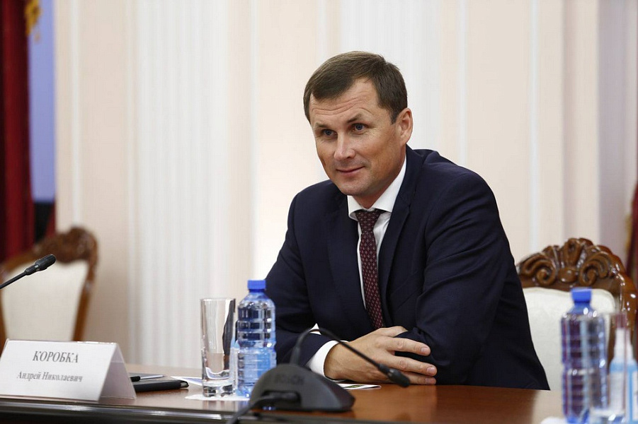 На фото: заместитель губернатора Краснодарского края Андрей Коробка