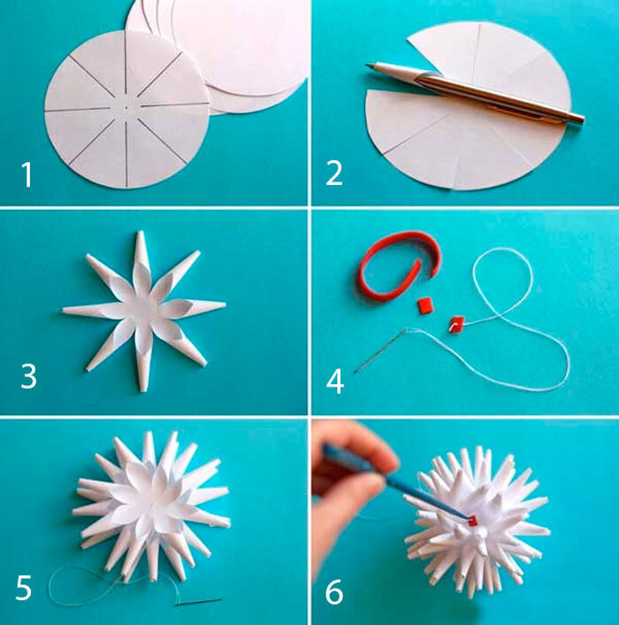 Как сделать снежинки из бумаги на Новый год + 9 шаблонов для вырезания