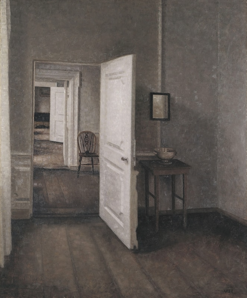 The Four Rooms - Oil on canvas, 1914.