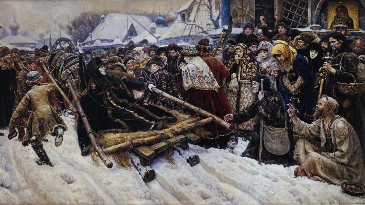 В.И. Суриков. Боярыня Морозова. 1884-1887 https://cdn.culture.ru/c/641257.jpg
