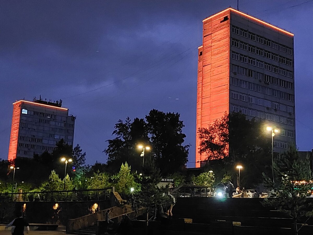 Ночной Красноярск