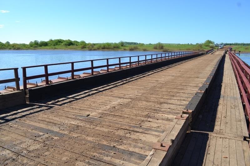 © Администрация Кирово-Чепецка (Понтонный мост ч/з р. Чепца, 2017 г.)