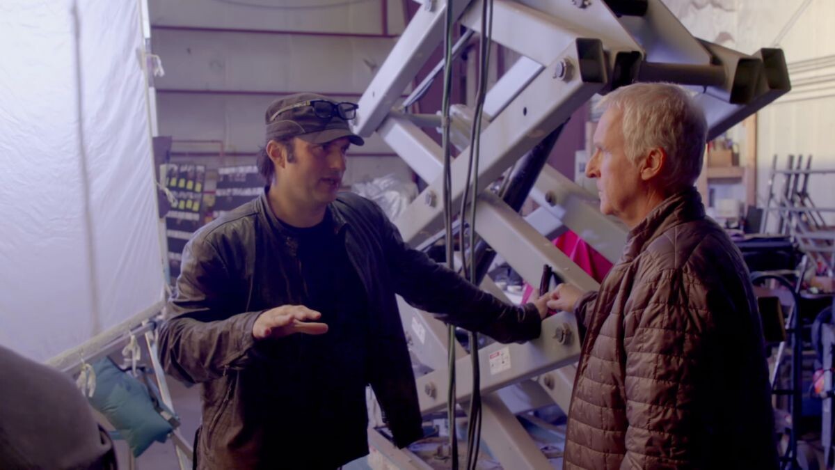 Роберт Родригес (слева) и Джеймс Кэмерон