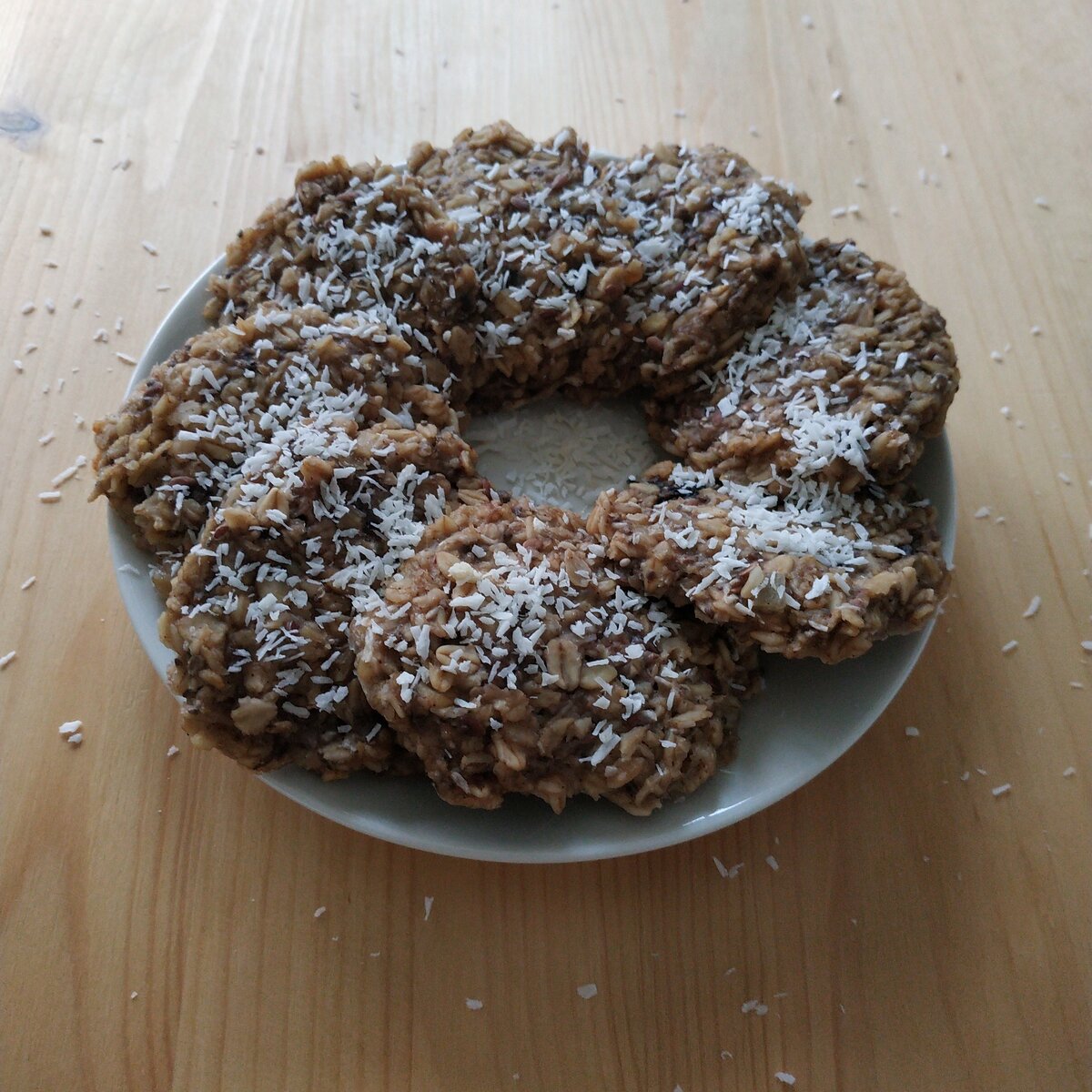 Веганское овсяное печенье 