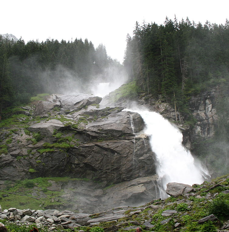Каскад водопадов Кримль