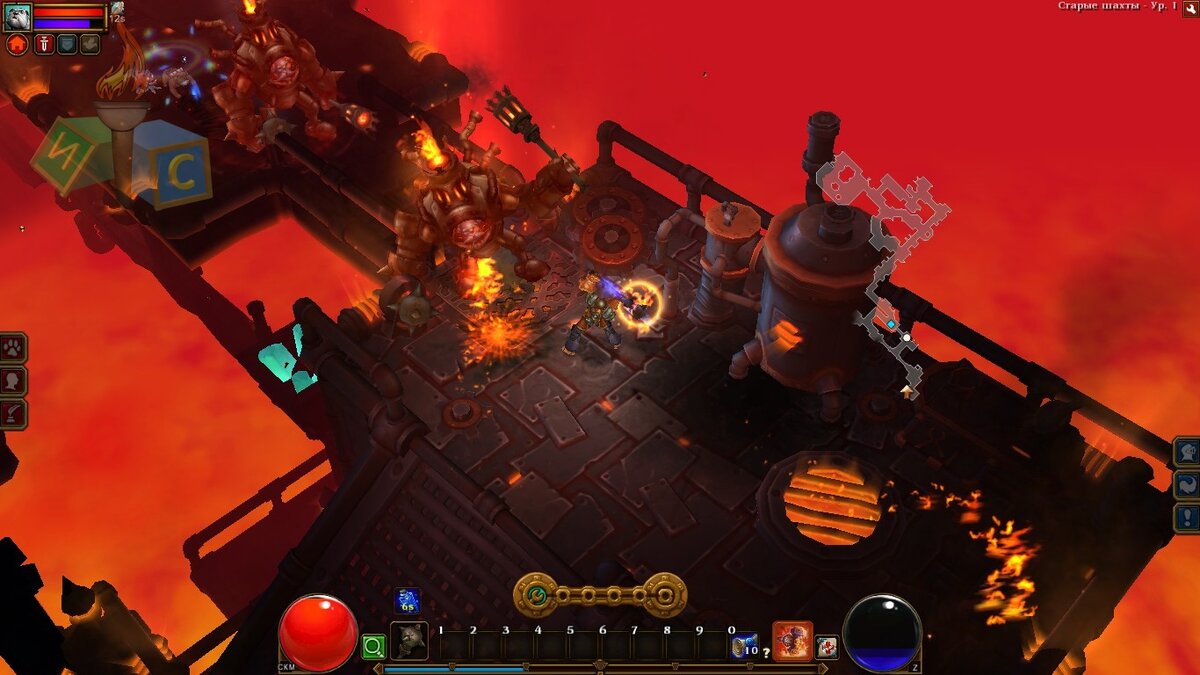 Типичная для Торчлайт карта