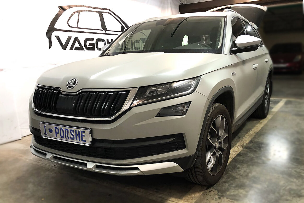 Установка камеры заднего вида на Skoda Kodiaq  Привет, друзья!